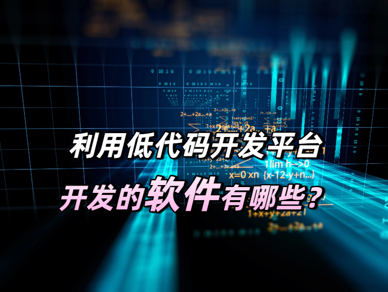 利用低代碼開發(fā)平臺開發(fā)的軟件有哪些？以Fast ERP Builder平臺為例?