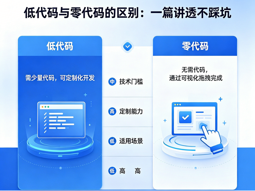 別再搞混了！低代碼和零代碼的區(qū)別，一篇講透不踩坑